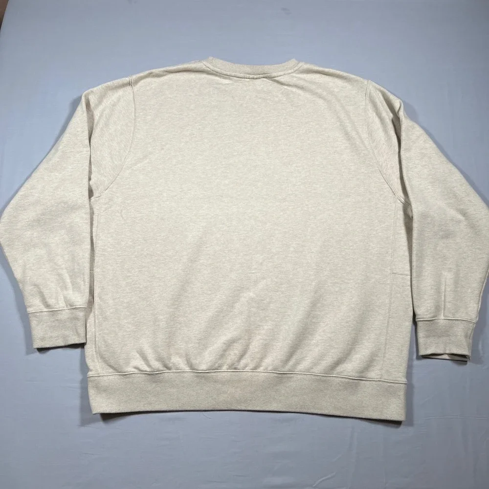 Nike Ohio State Buckeyes Sweatshirt Mens XXL Oatmeal Heather‎ Pennant Crewneck